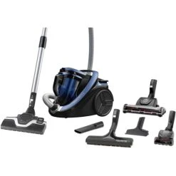 Brandneu ✨ Rowenta RO7690 Silence Force Cyclonic Animal | Beutelloser Staubsauger | Vacuum-Cleaner | Sehr Leise | 2,5L Staubvolumen | Tierhaare | Auto | Schwarz/Blau ✔️