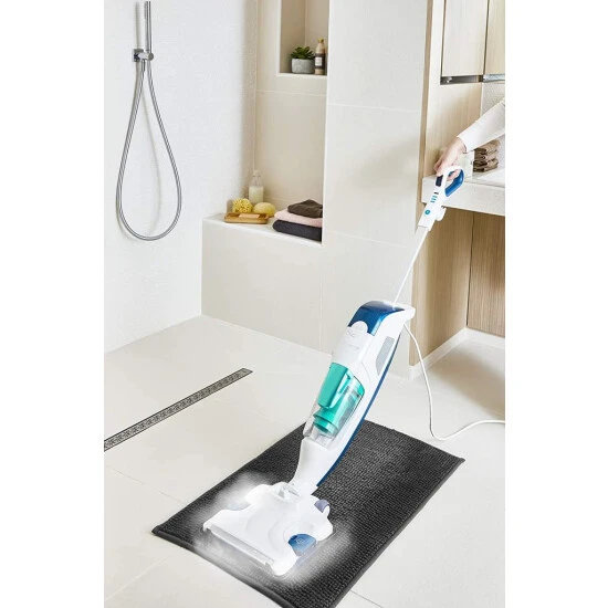 Auslauf ✔️ Rowenta Bodendampfreiniger Clean & Steam Revolution RY7757 | 2 In 1 Reingung | Verdampfer Für ätherische Öle | Alle Bodenarten | Anti-Kalk-Kartusche | Weiß/Blau 🥰 7 Auslauf ✔️ Rowenta Bodendampfreiniger Clean & Steam Revolution RY7757 | 2 In 1 Reingung | Verdampfer Für ätherische Öle | Alle Bodenarten | Anti-Kalk-Kartusche | Weiß/Blau 🥰 - Image 7