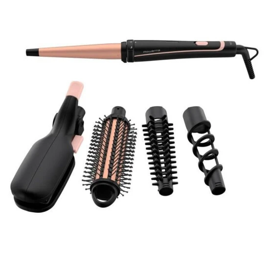 Coupon ✨ Rowenta CF4231 Infinite Looks 14-in-1 Multistyler | Keramikbeschichtung | Kühle Spitze | Inkl. Stylingaufsätze (Haarglätter/Kreppeisen/Lockenstab/Warmluftbürste) Und Zubehör | Schwarz/Kupfer ⭐ 13 Coupon ✨ Rowenta CF4231 Infinite Looks 14-in-1 Multistyler | Keramikbeschichtung | Kühle Spitze | Inkl. Stylingaufsätze (Haarglätter/Kreppeisen/Lockenstab/Warmluftbürste) Und Zubehör | Schwarz/Kupfer ⭐ - Image 13