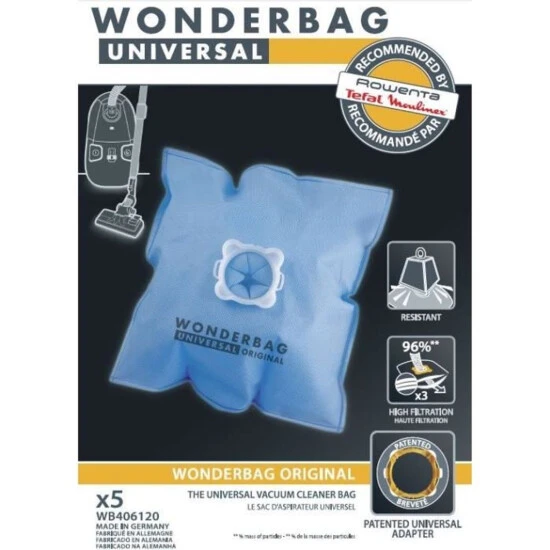 Großhandel 😀 Rowenta WB 406120 Stauberstaugerbeutel Wonderbag CLA ✨ 1 Großhandel 😀 Rowenta WB 406120 Stauberstaugerbeutel Wonderbag CLA ✨