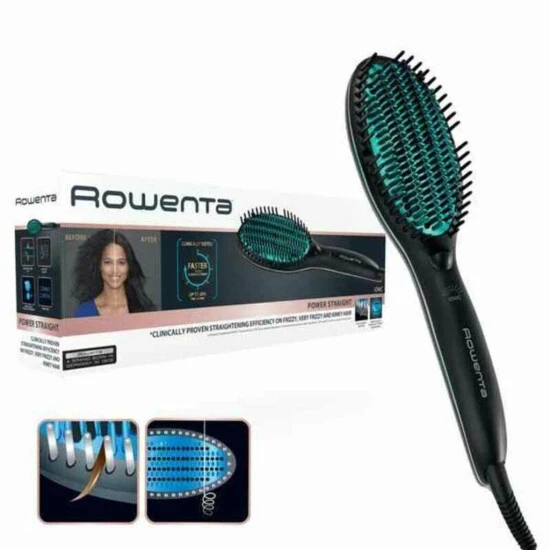 Großhandel 🎁 Rowenta Cf5820 Smoothing Brush Hot Black Green 1.8 M - Curling Iron (Smoothing Brush, Hot, Straight Barrel, 160 C, 200 C, 45 S) Black/Green 👍 6 Großhandel 🎁 Rowenta Cf5820 Smoothing Brush Hot Black Green 1.8 M - Curling Iron (Smoothing Brush, Hot, Straight Barrel, 160 C, 200 C, 45 S) Black/Green 👍 - Image 6