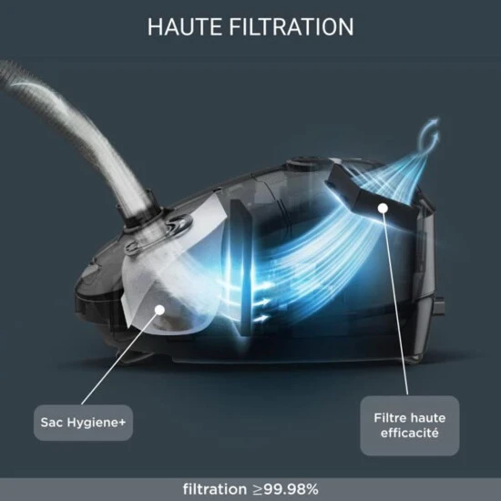 Bestpreis ✨ Rowenta RO3143AEA -Staubsauger Mit Beutel, Niedrigkonsummotor, 4,5 L Kapazität, Viel Zubehör, Power XXL -Parquet, Blau/Grau 😉 3 Bestpreis ✨ Rowenta RO3143AEA -Staubsauger Mit Beutel, Niedrigkonsummotor, 4,5 L Kapazität, Viel Zubehör, Power XXL -Parquet, Blau/Grau 😉 - Image 3