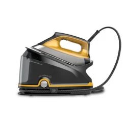 Auslauf 🥰 Rowenta DG 7644 Compact Steam Pro Dampfbügelstation Schwarz / Gold 🌟