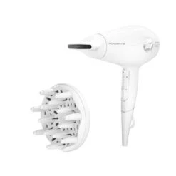 Bestes Angebot ⌛ ROWENTA CV6130F0 Volumizer Haartrockner, Hochleistungs-Hybridmotor, Volumen-Boost, 8-mm-Konzentrator, Diffusor 🤩