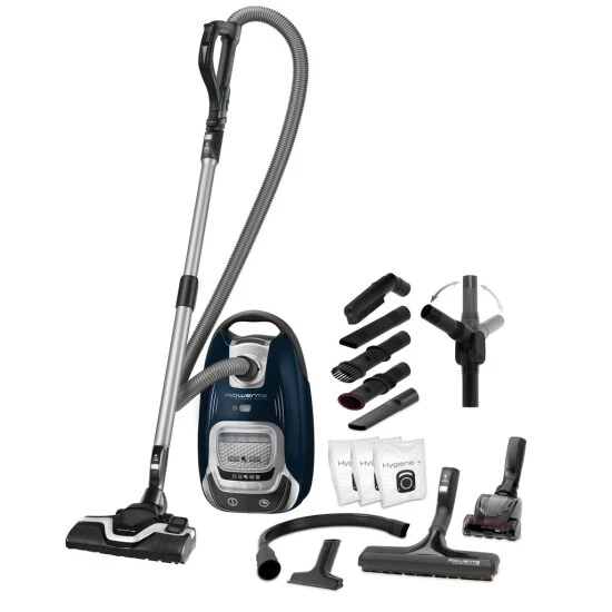 Am billigsten 🔥 Rowenta Silence Force Allergy+, 400 W, Zylinder-Vakuum, Trocken, Staubbeutel, 4,5 L, Hygienefilter ✨ 1 Am billigsten 🔥 Rowenta Silence Force Allergy+, 400 W, Zylinder-Vakuum, Trocken, Staubbeutel, 4,5 L, Hygienefilter ✨